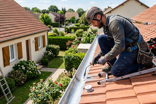 Travaux de zinguerie et pose de gouttières à Bellevigny